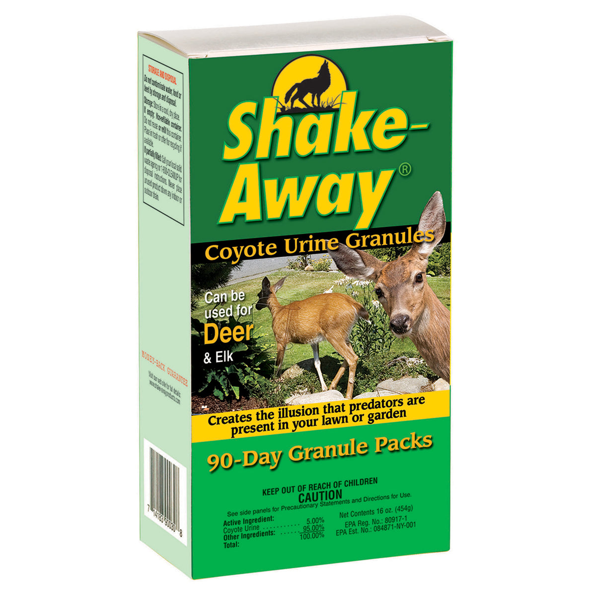 Shake-Away® Coyote Urine Granules, 90 Day Pack