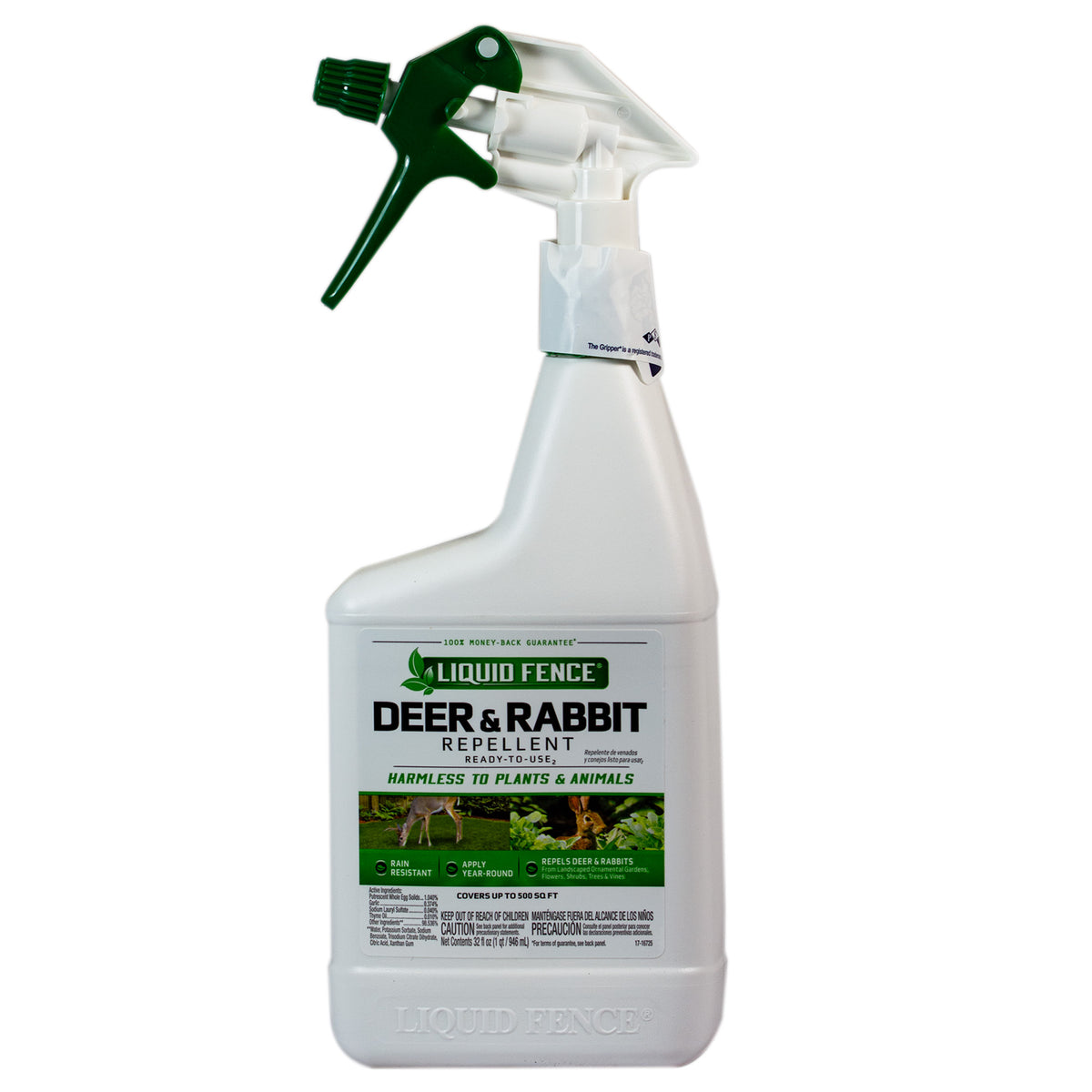 Liquid Fence® Deer & Rabbit Repellent, Ready-To-Use, 32 Oz