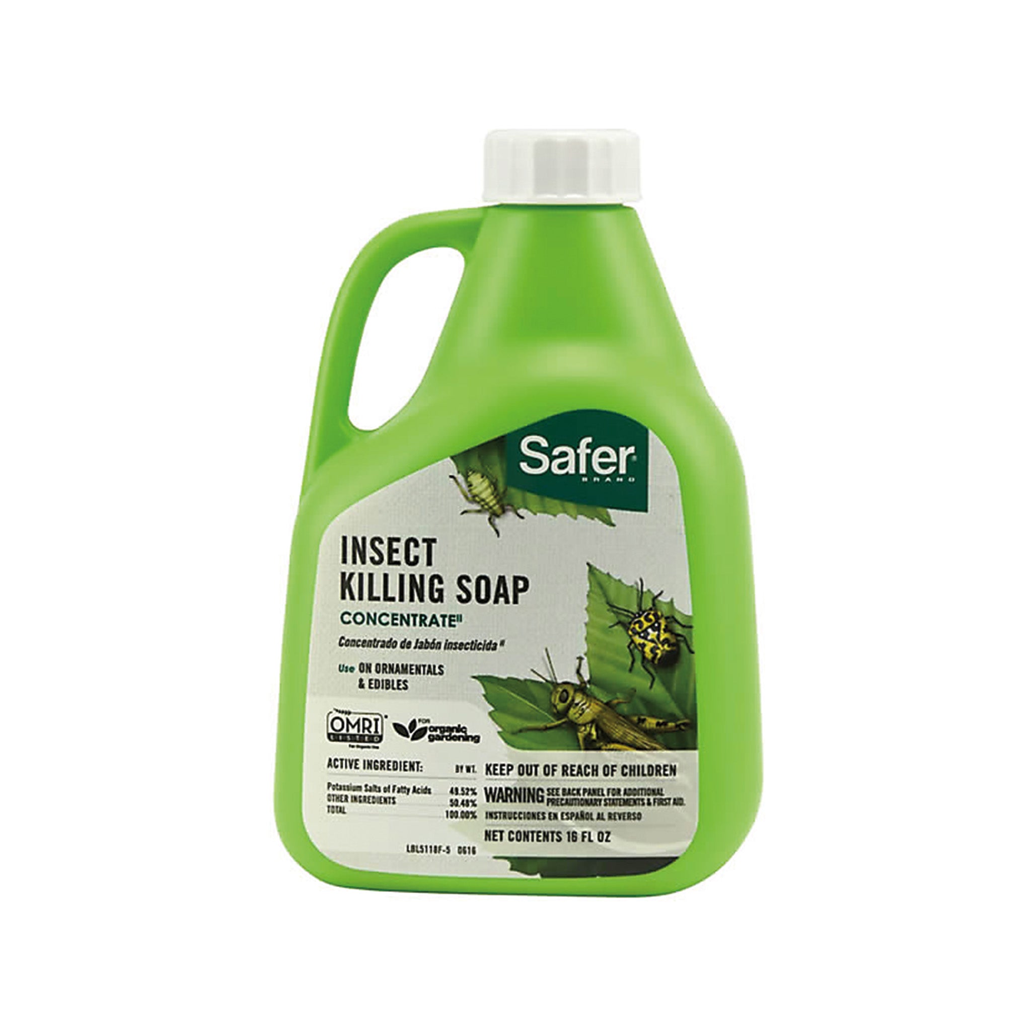 Safer® Insect Killing Soap, Concentrate, 16 Oz