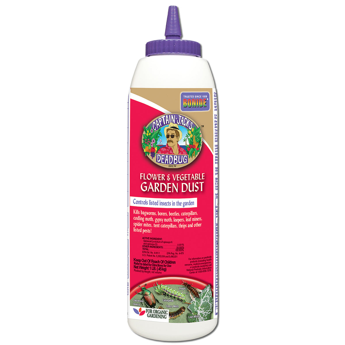 Bonide® Captain Jack's™ Flower & Vegetable Garden Dust, 1.5 Lb