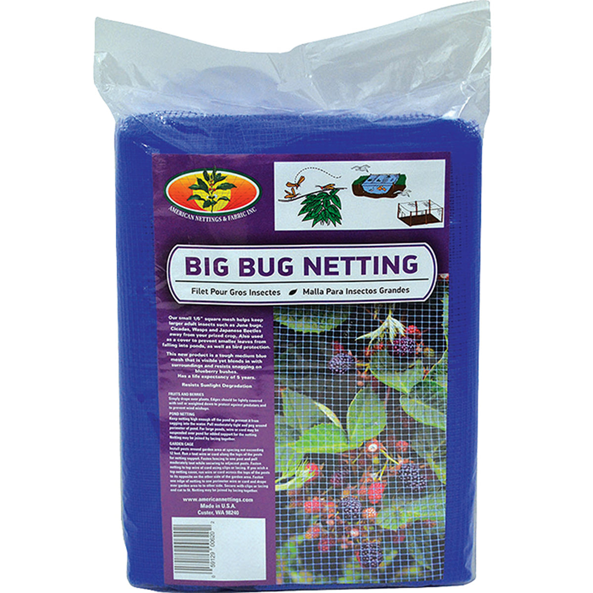 ANF Big Bug Netting, 16 Ft x 16 Ft