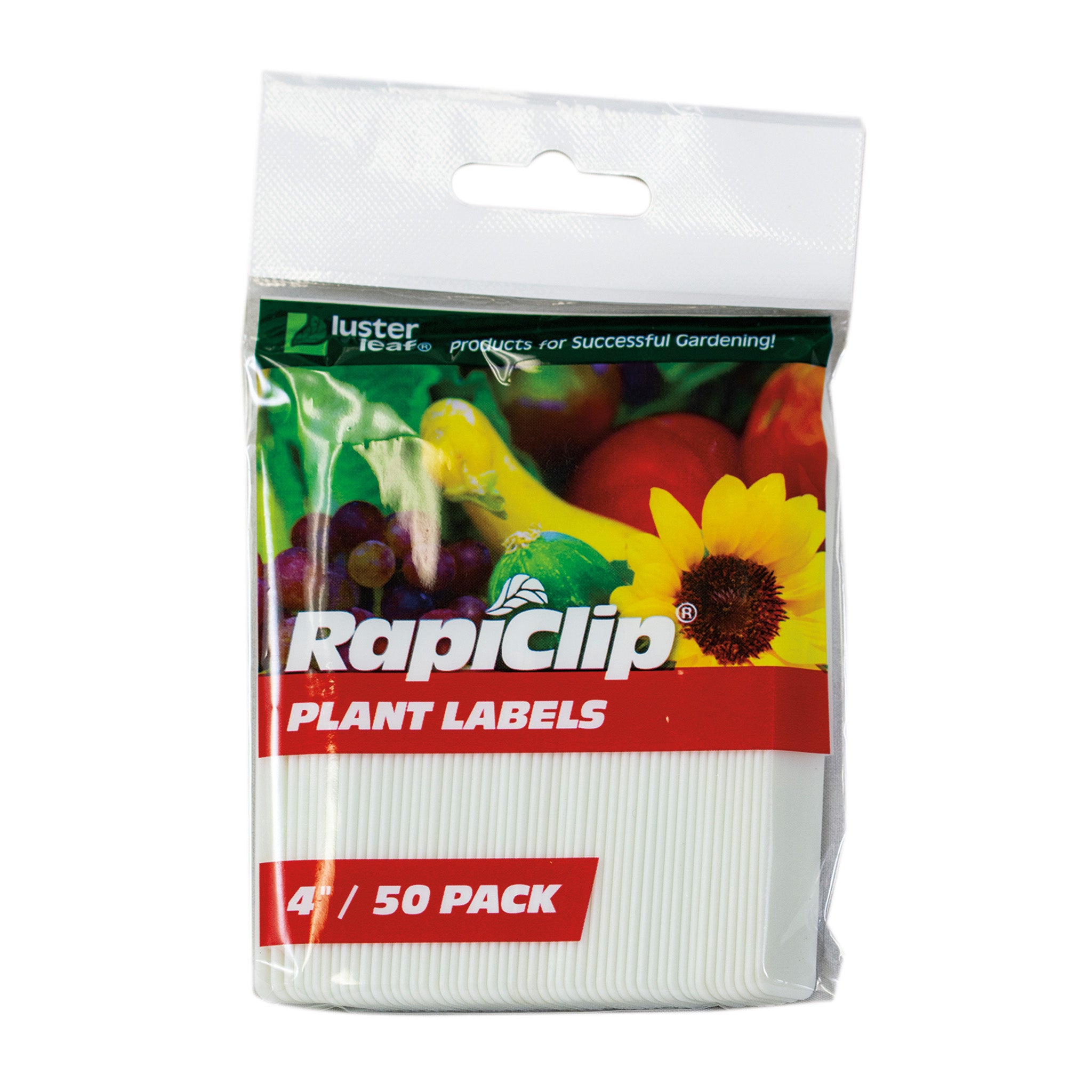 Luster Leaf® Rapiclip® Plastic Plant Labels, 4 Inch, 50 Pack