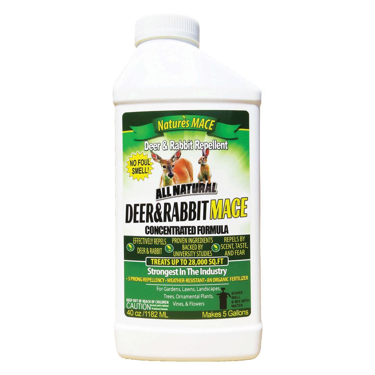 Nature's MACE Deer & Rabbit Repellent, Concentrate, 40oz