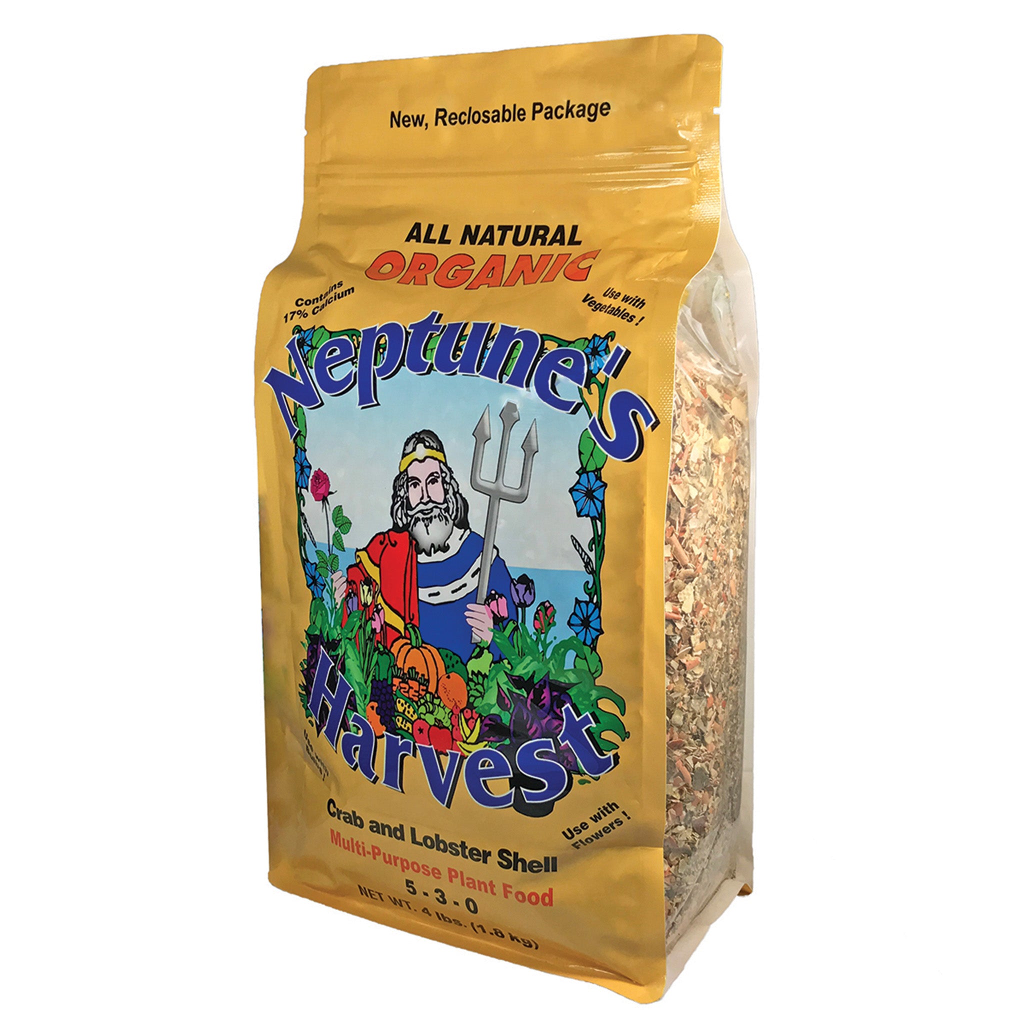 Neptune's Harvest® Crab & Lobster Shell Organic Fertilizer, 4 Lb