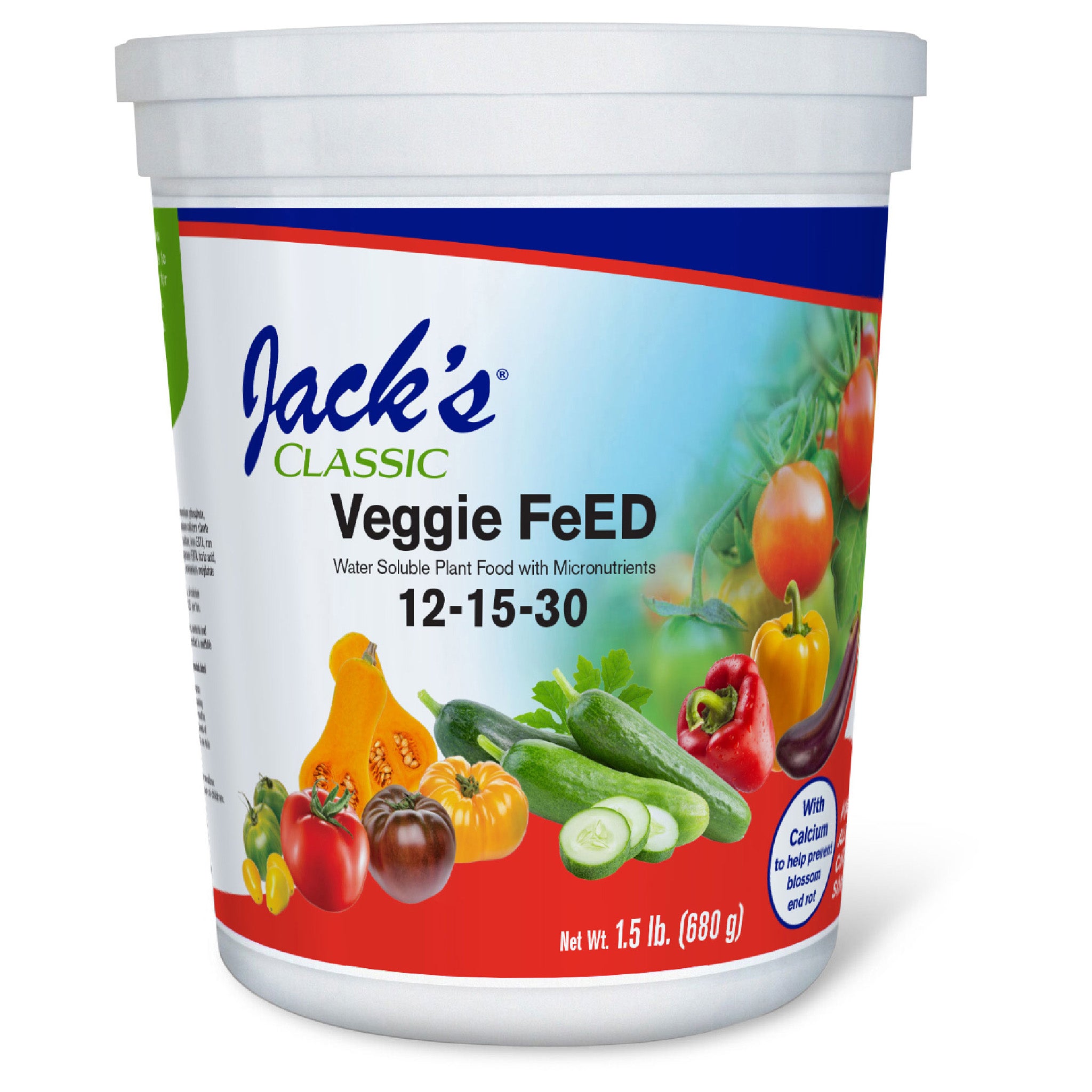 Jack's Classic® Veggie Feed 12-15-30,  1.5 Lb