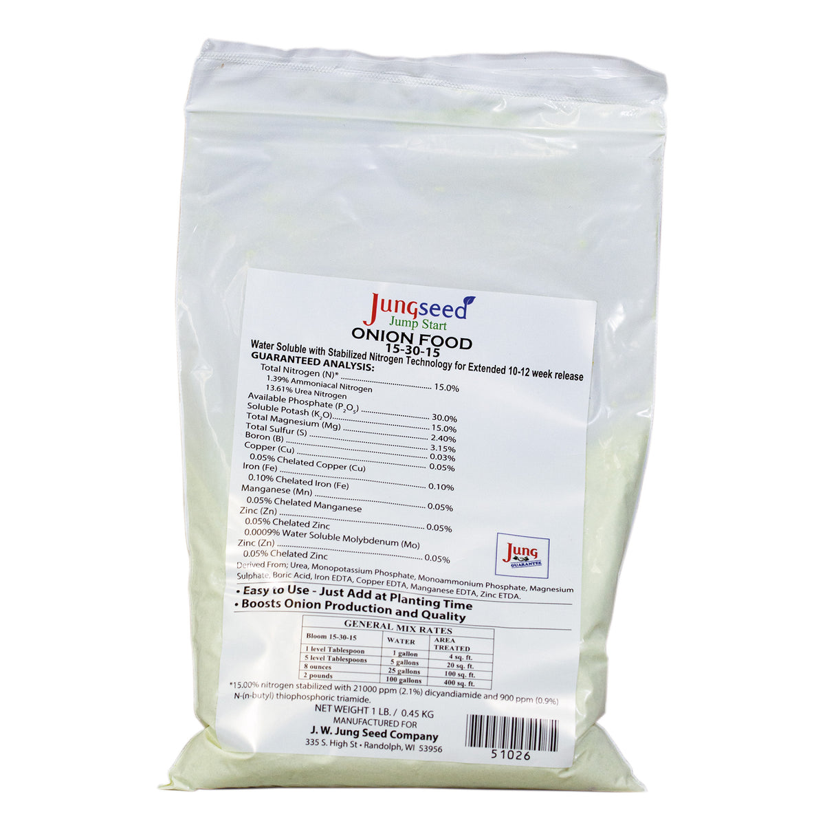 Jung Jump-Start Onion Food, 1 Lb