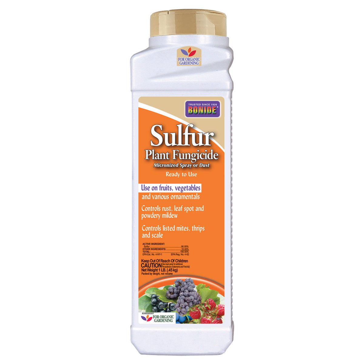 Bonide® Sulfur Plant Fungicide Dust, 1 Lb
