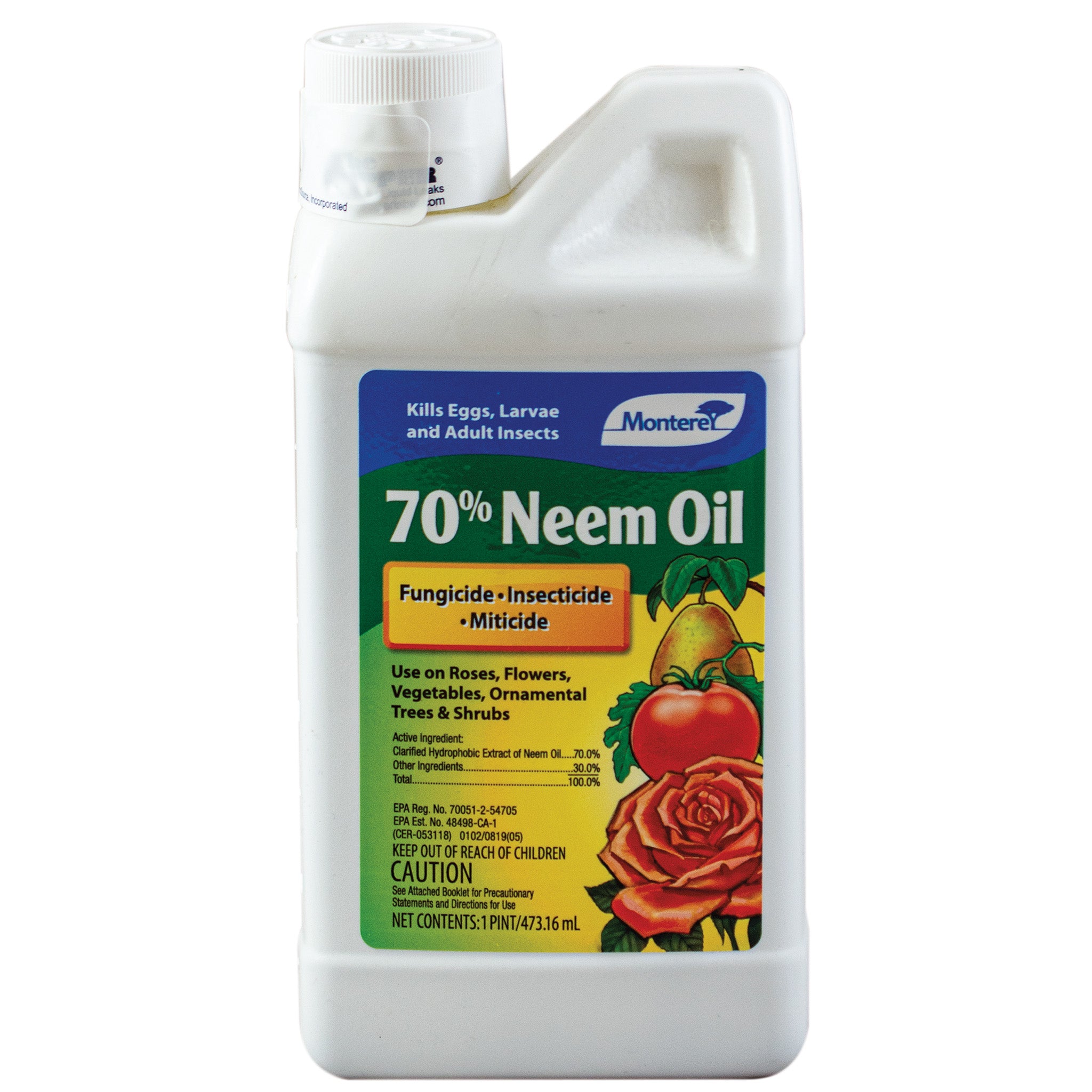 Monterey® 70% Neem Oil, Concentrate, 1 Pt
