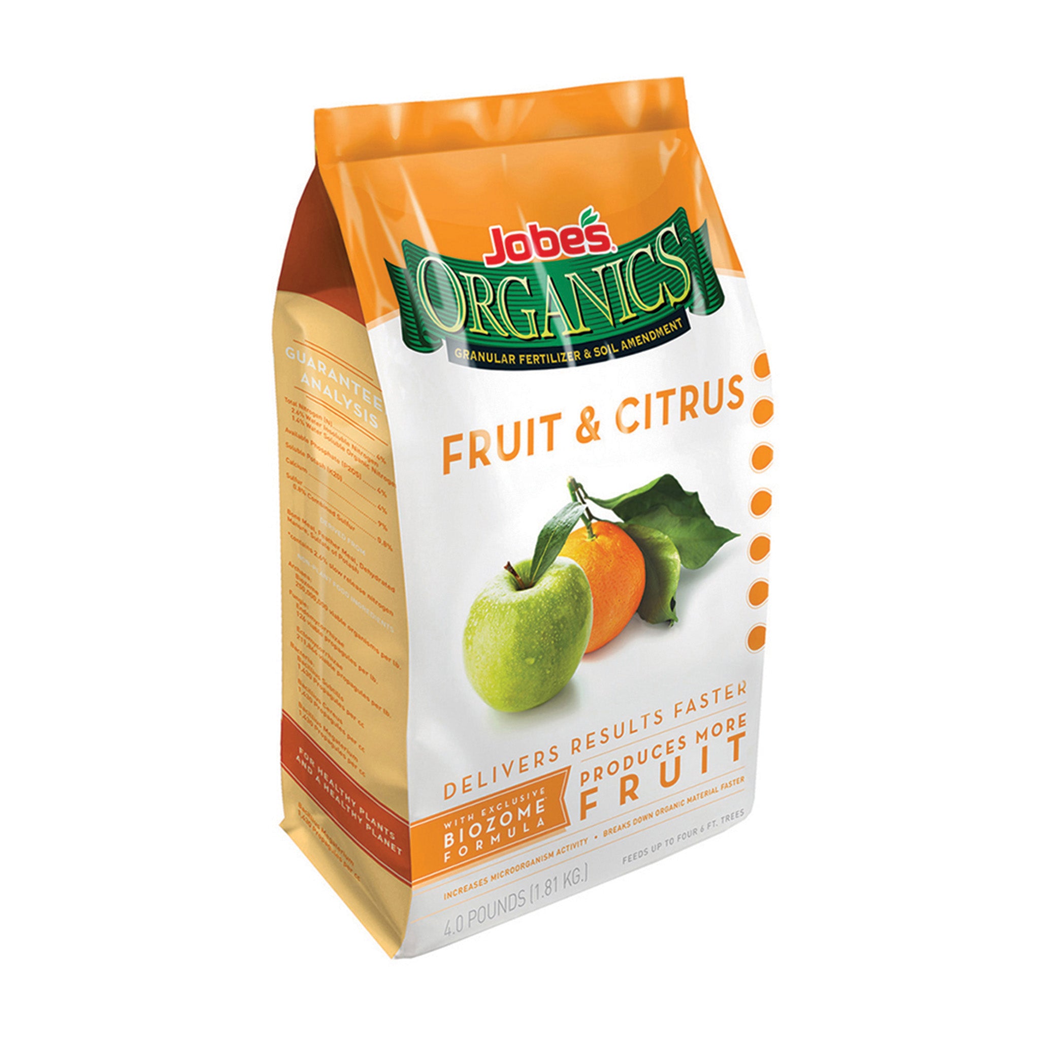Jobes® Organic Fruit & Citrus Fertilizer, 4 Lb