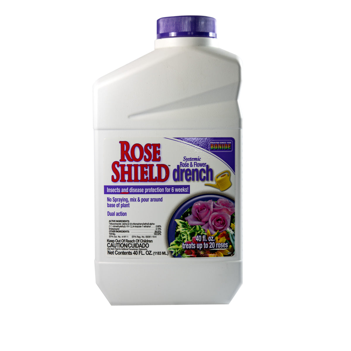 Bonide® Rose Shield® Systemic Rose & Flower Drench, Concentrate, 40 Oz