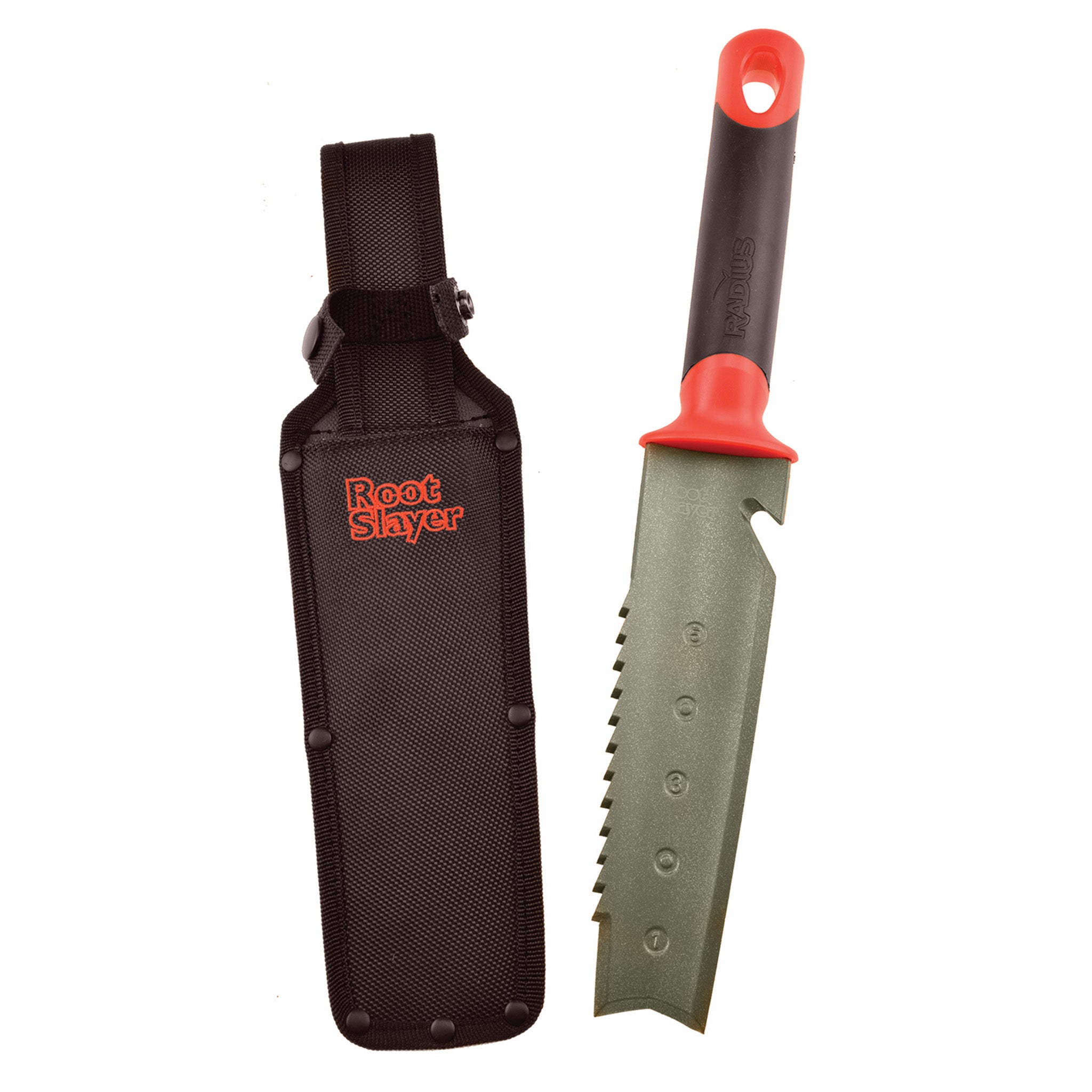 Radius™ Root Slayer Soil Knife with Holster