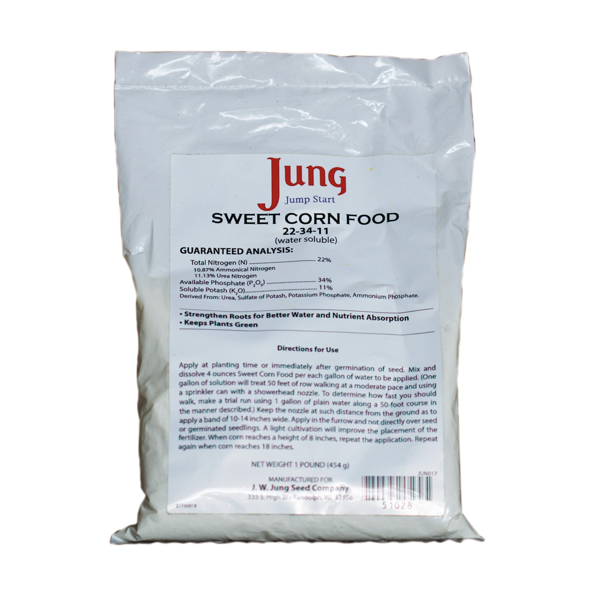 Jung Jump-Start Sweet Corn Food, 1 Lb