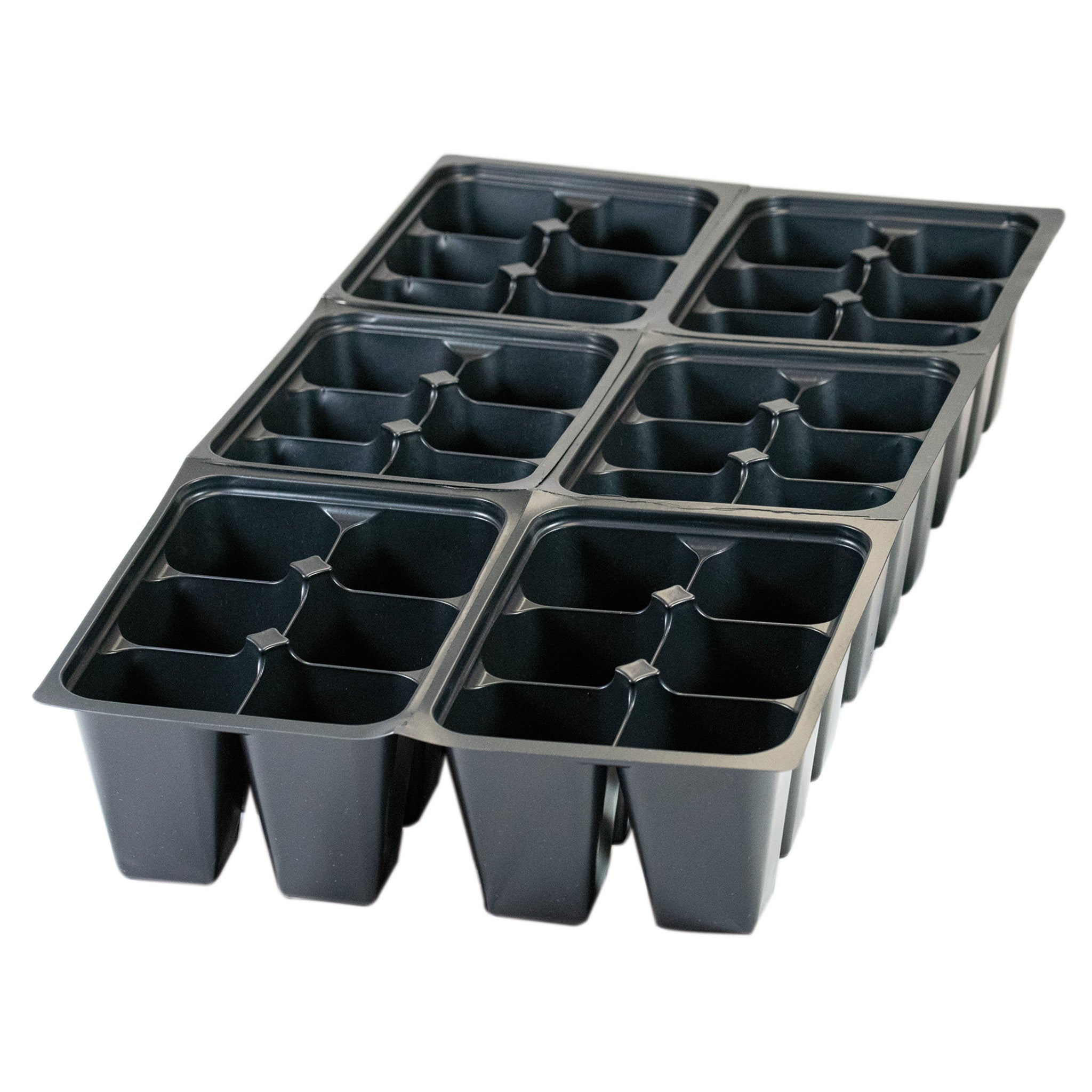 T.O. Plastics Standard 1020 Insert, Black, Deep, 606, 36 Cell, (4 x 9)