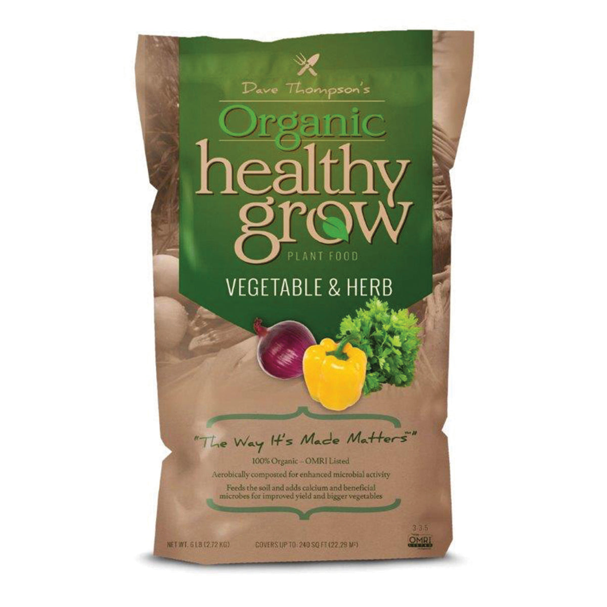 3# Healthy Grow Organic Veg & Herb 3-3-5